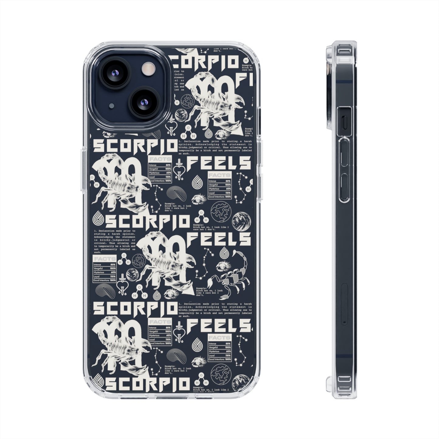 Scorpio Clear Phone Case