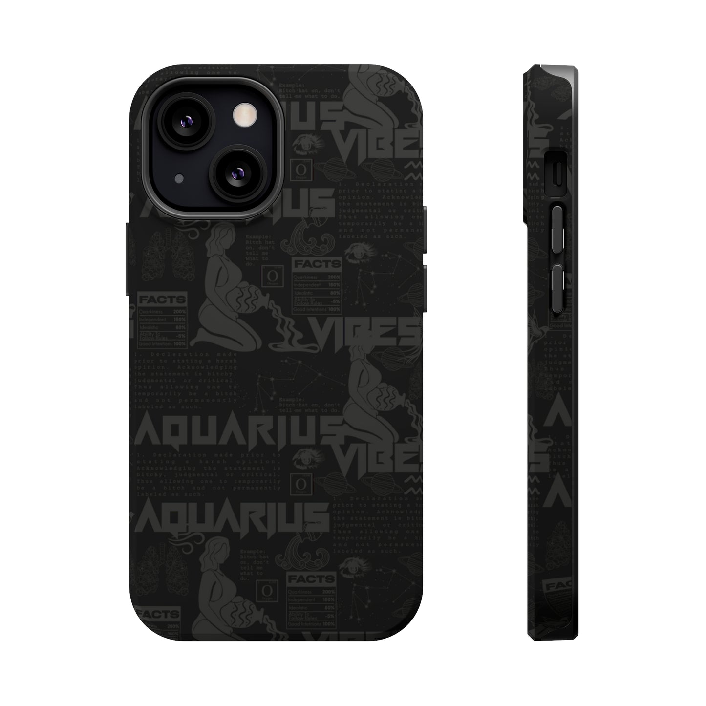 Aquarius Blackout Phone Case