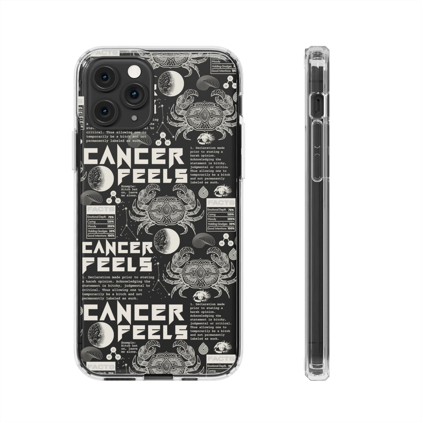 Cancer Clear Phone Case