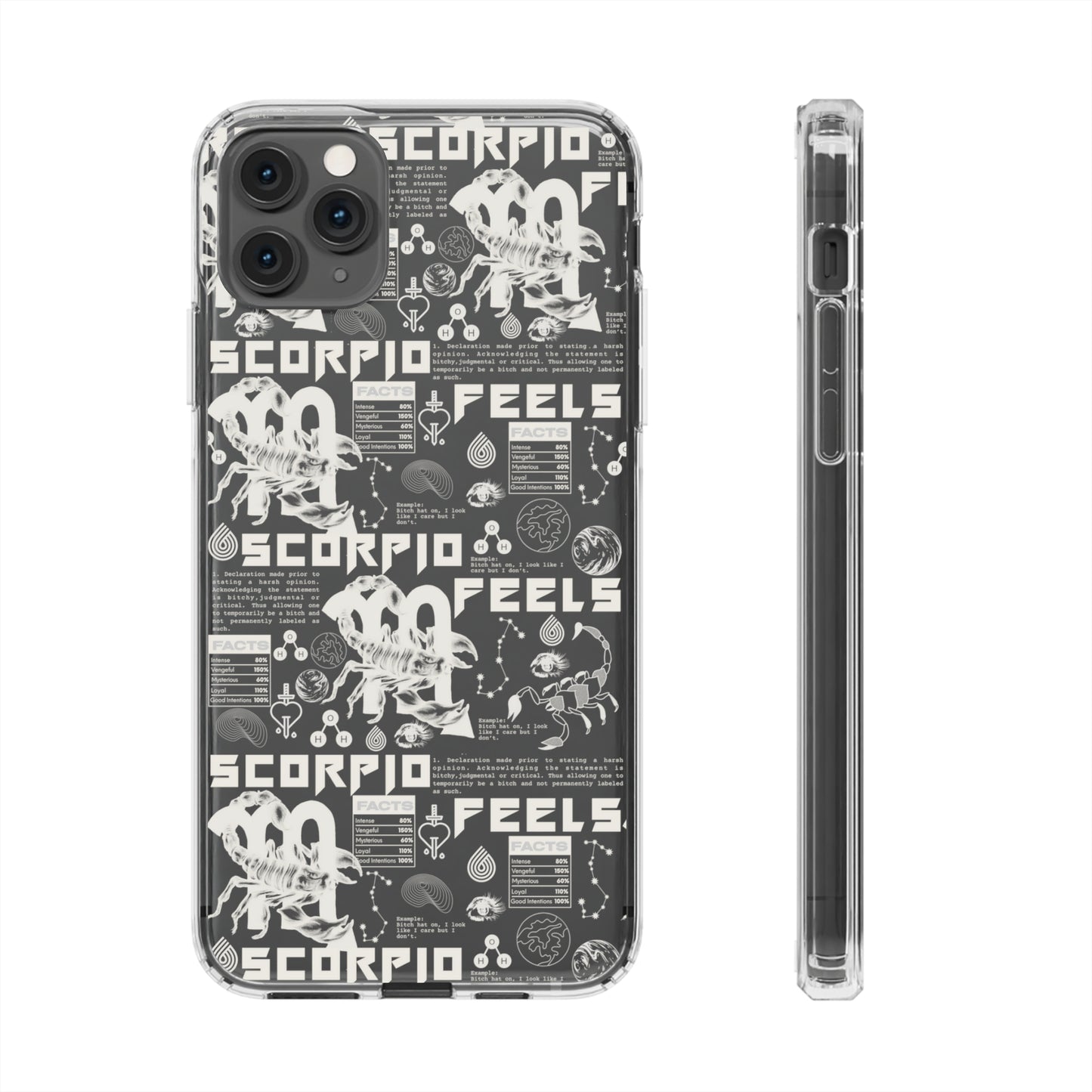 Scorpio Clear Phone Case