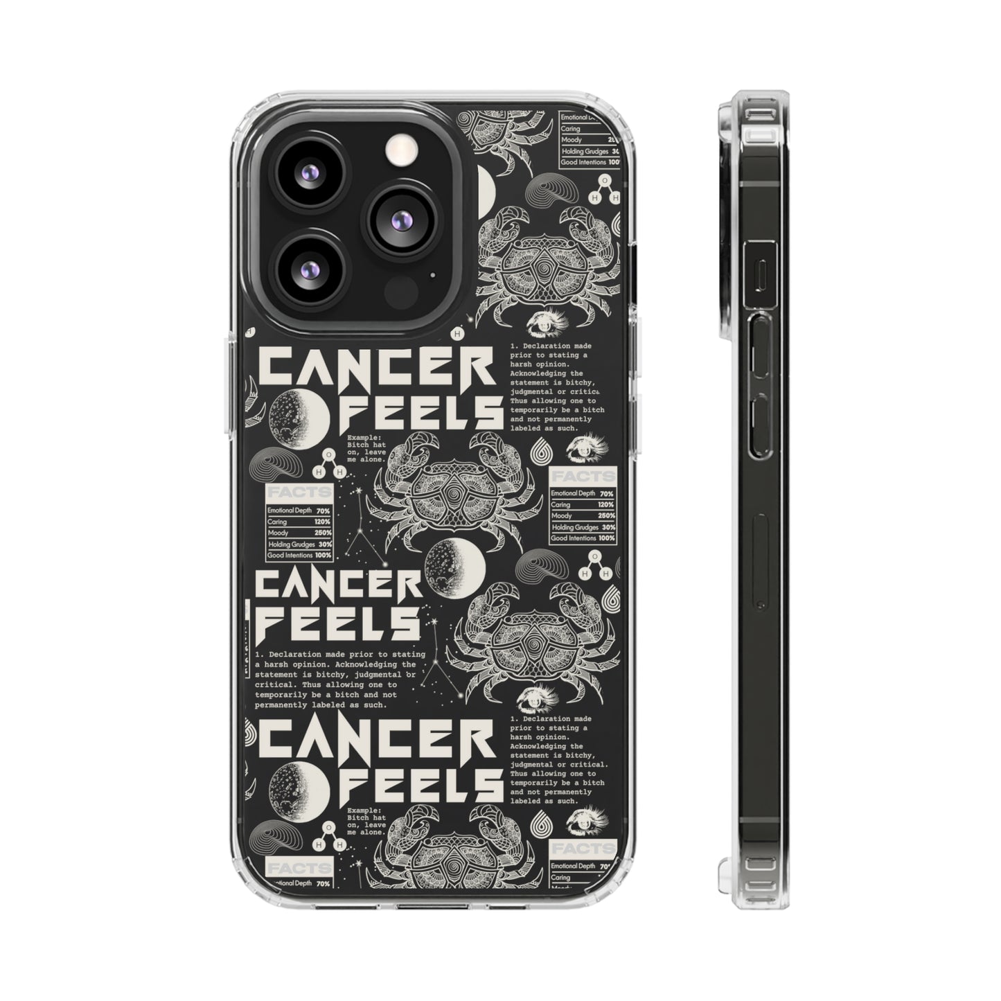Cancer Clear Phone Case