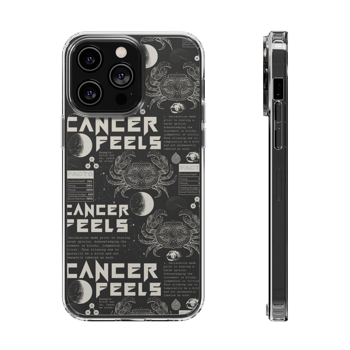 Cancer Clear Phone Case