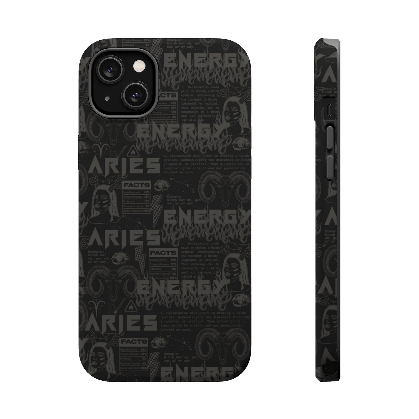 Aries Blackout Phone Case