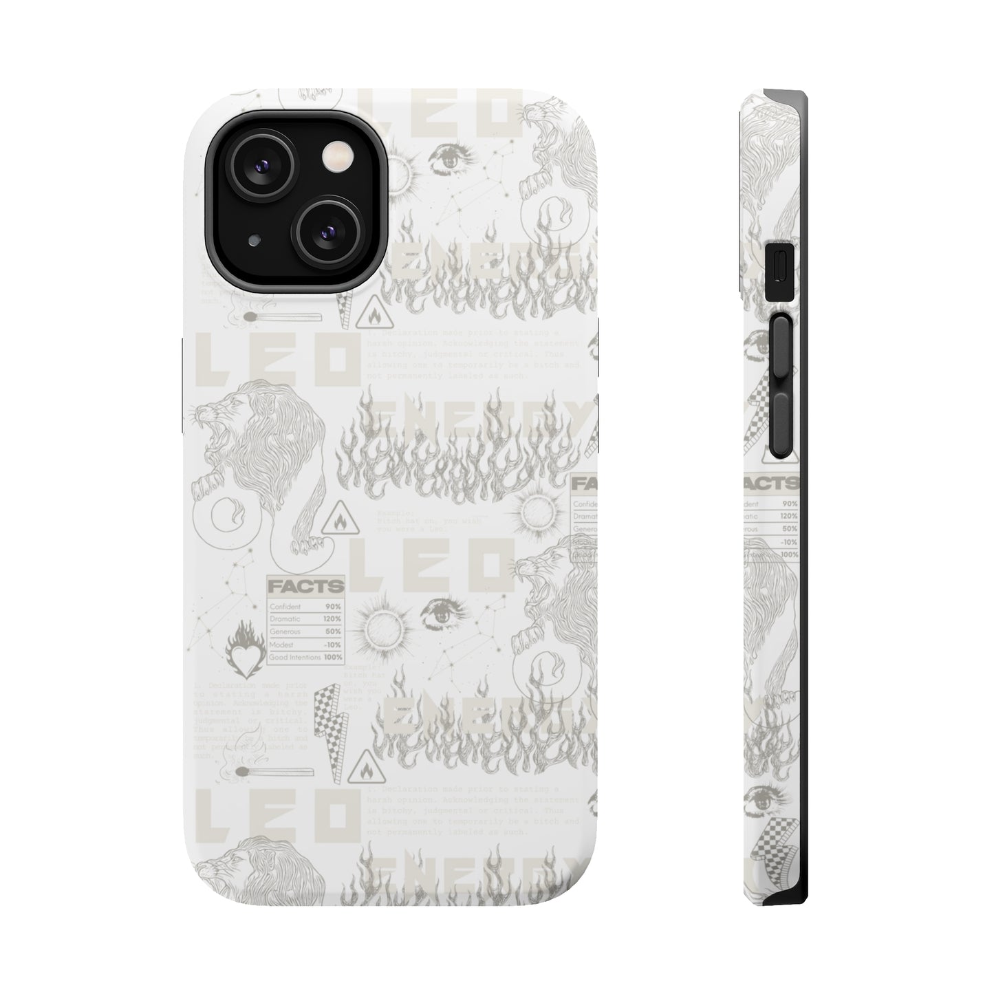 Leo Whiteout Phone Case