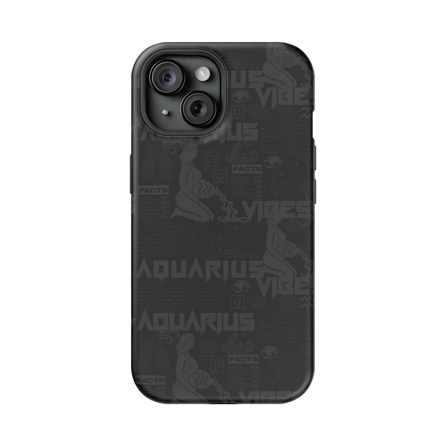 Aquarius Blackout Phone Case