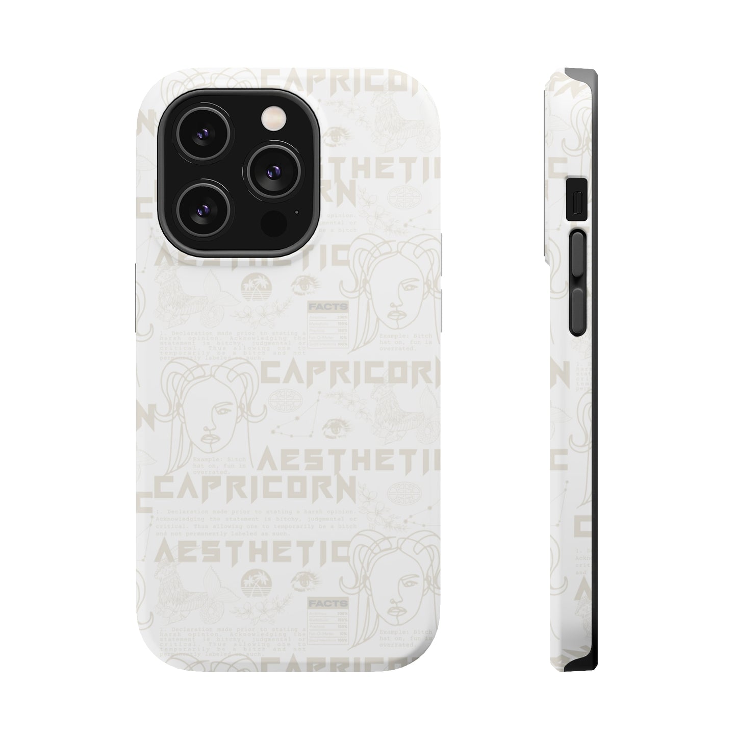 Capricorn Whiteout Phone Case