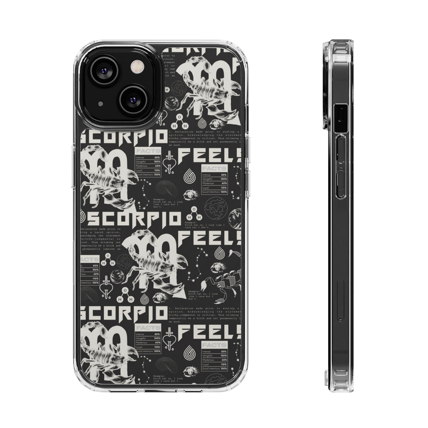 Scorpio Clear Phone Case
