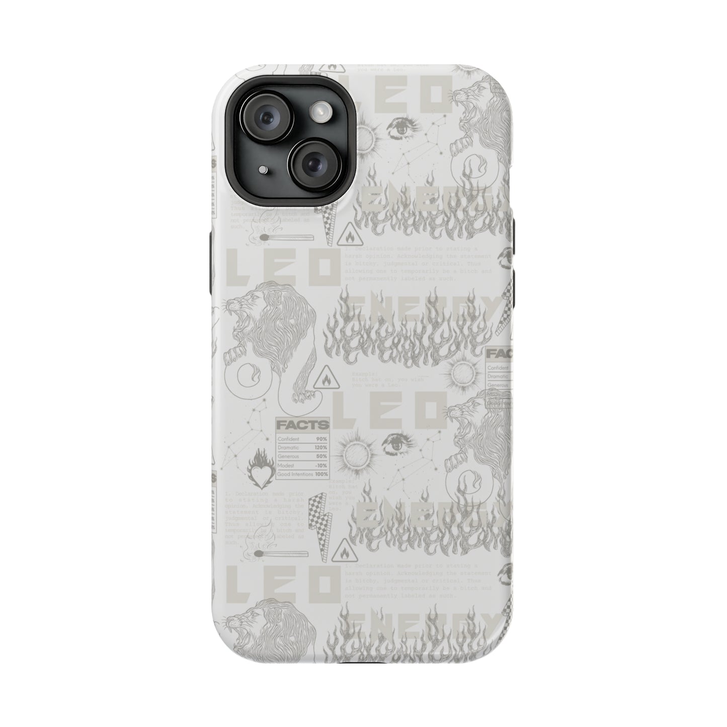 Leo Whiteout Phone Case