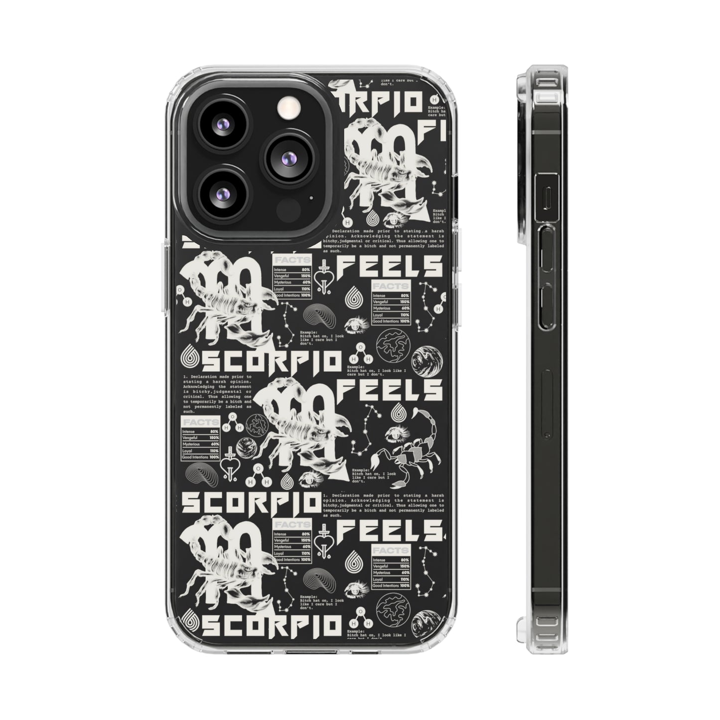 Scorpio Clear Phone Case