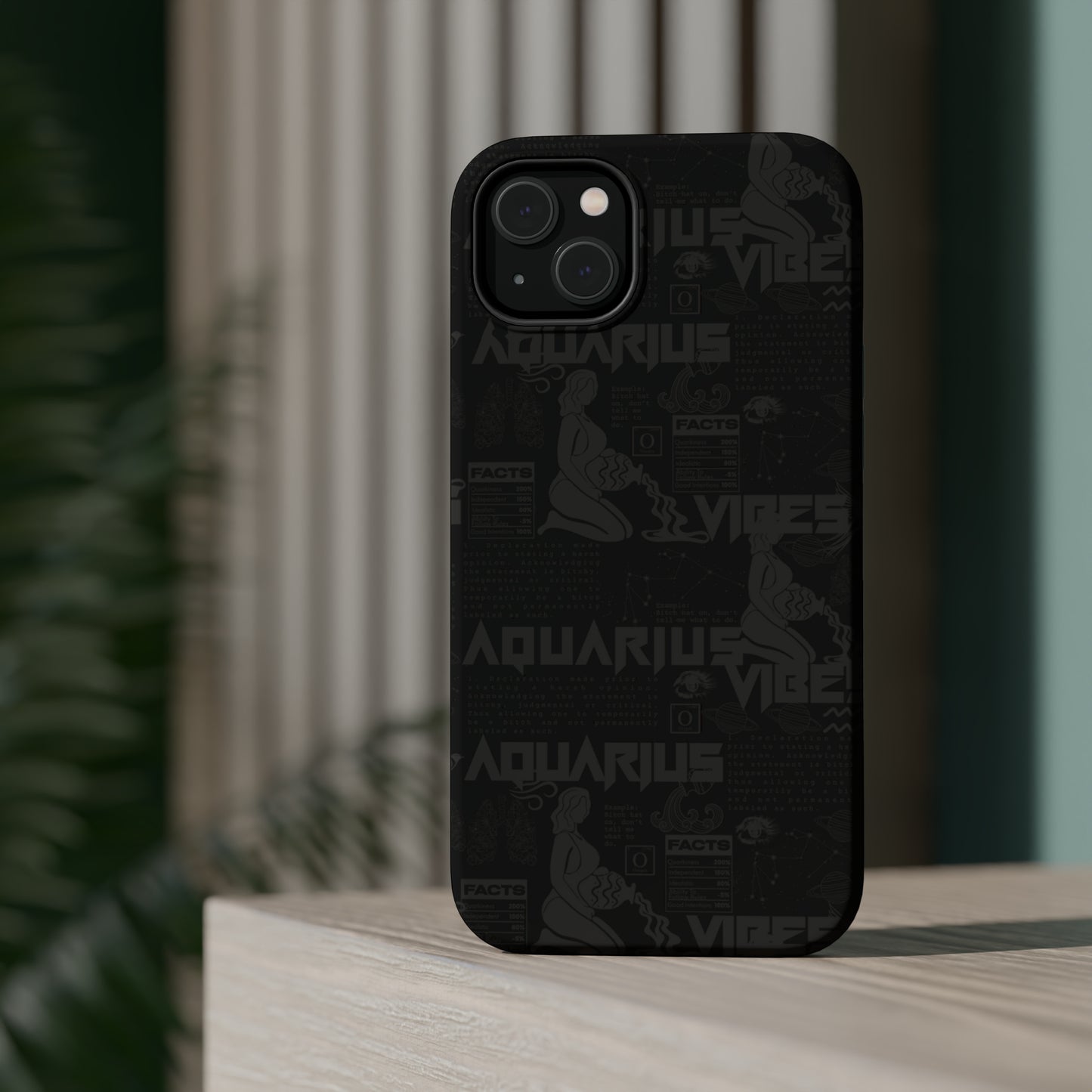 Aquarius Blackout Phone Case