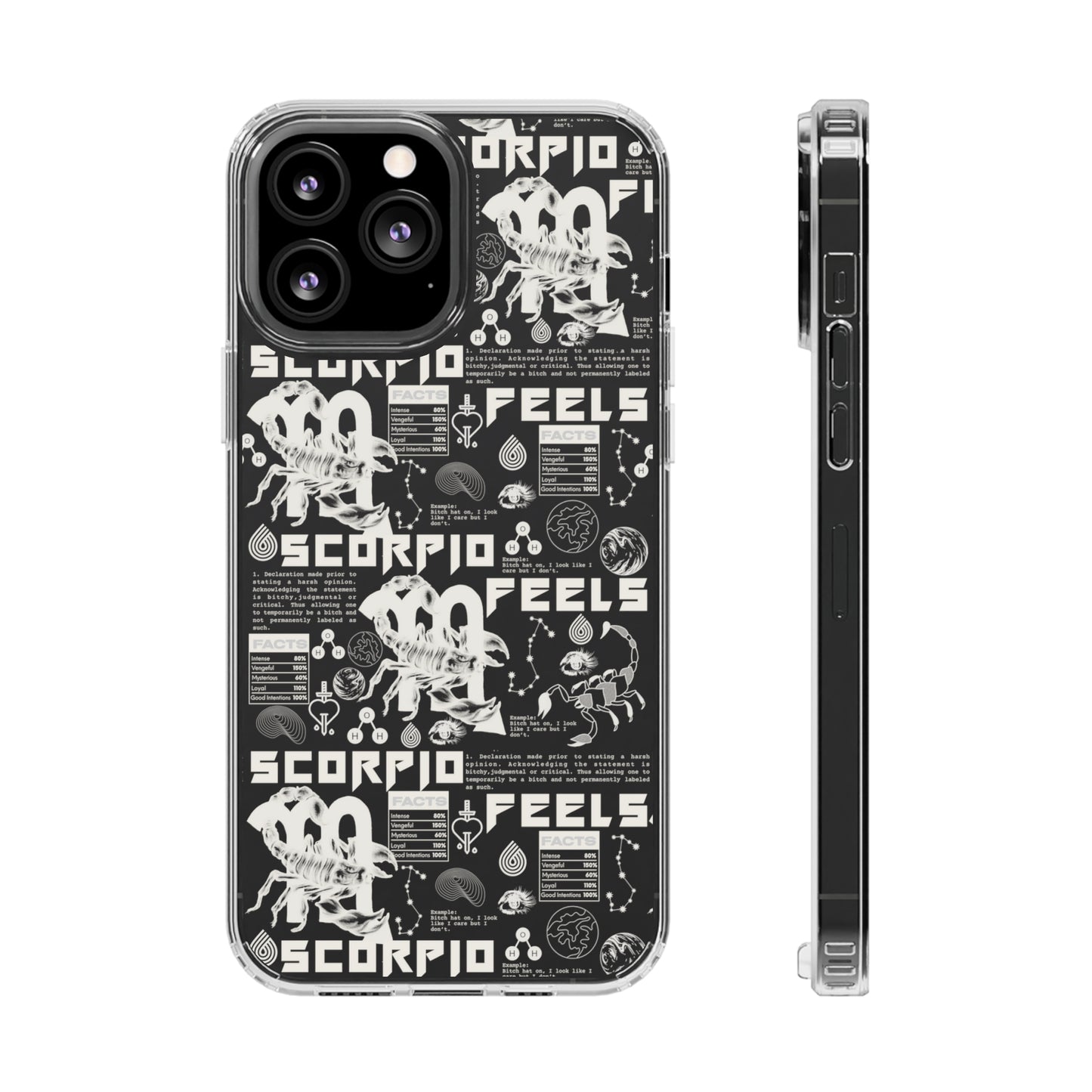 Scorpio Clear Phone Case
