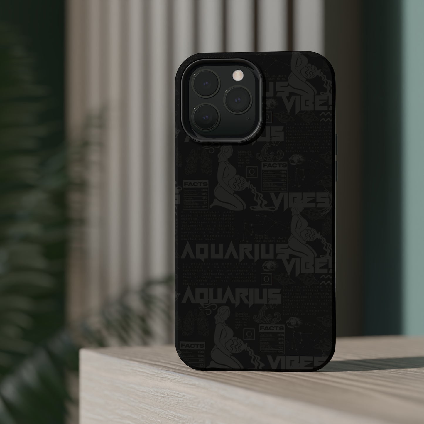 Aquarius Blackout Phone Case