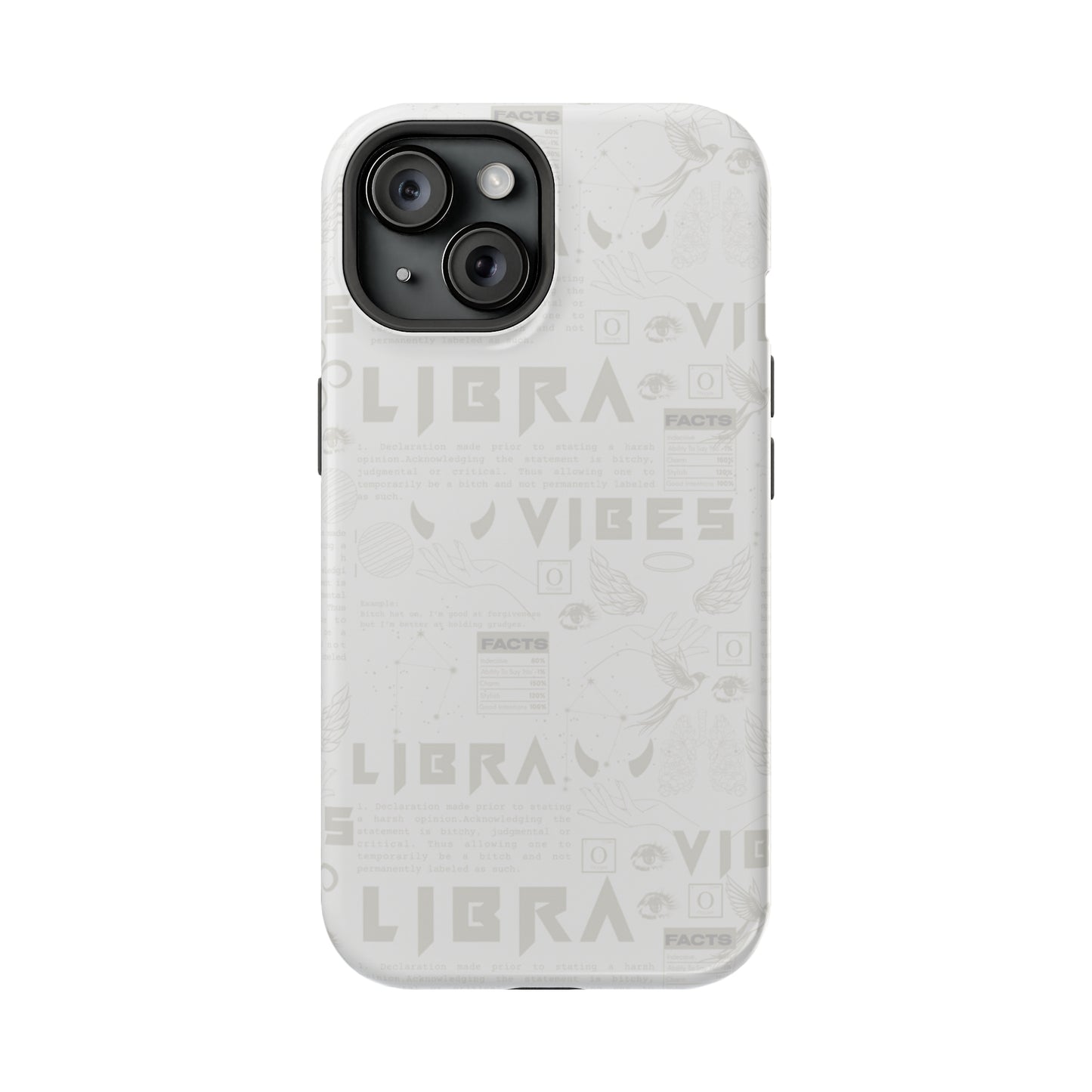 Libra Whiteout Phone Case