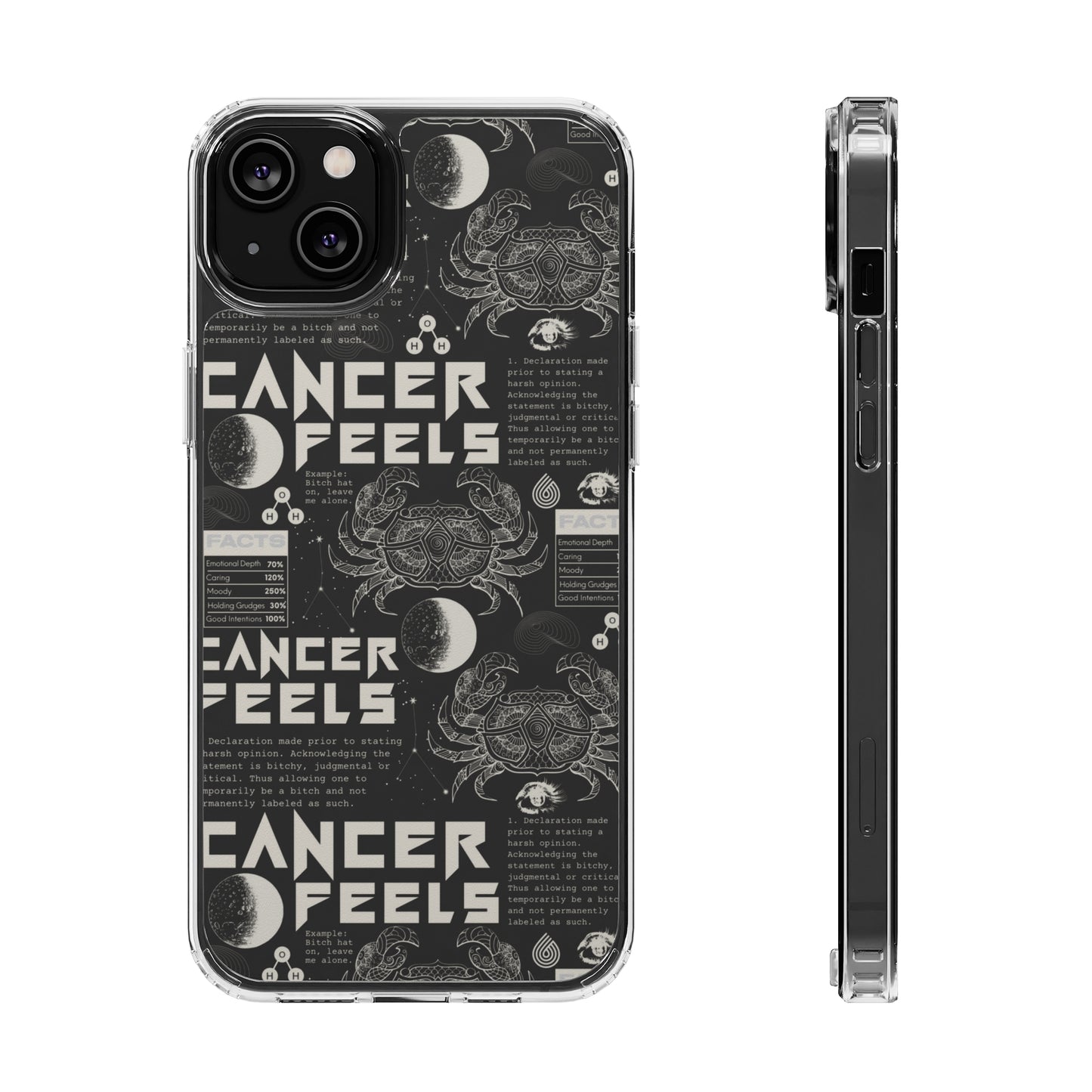 Cancer Clear Phone Case