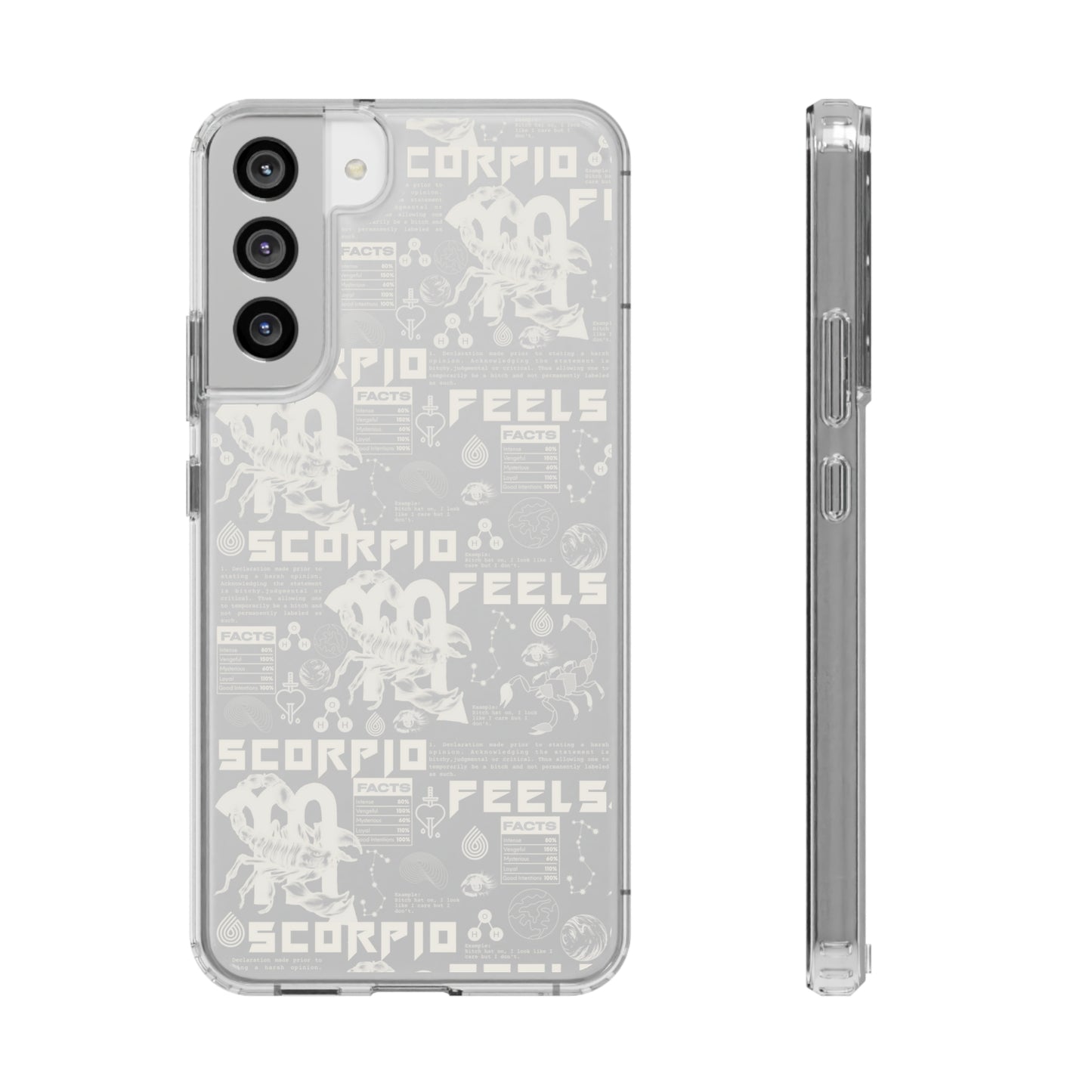 Scorpio Clear Phone Case