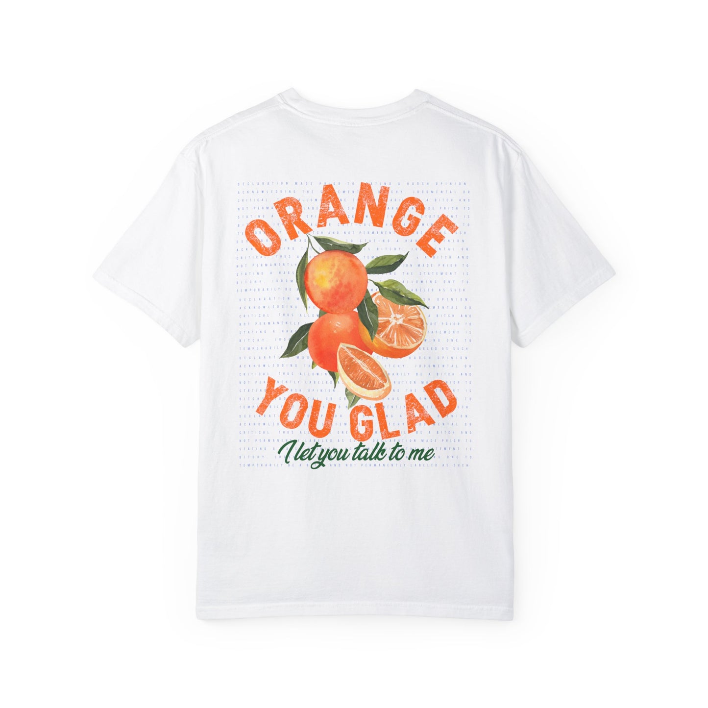 When Life Gives You Oranges