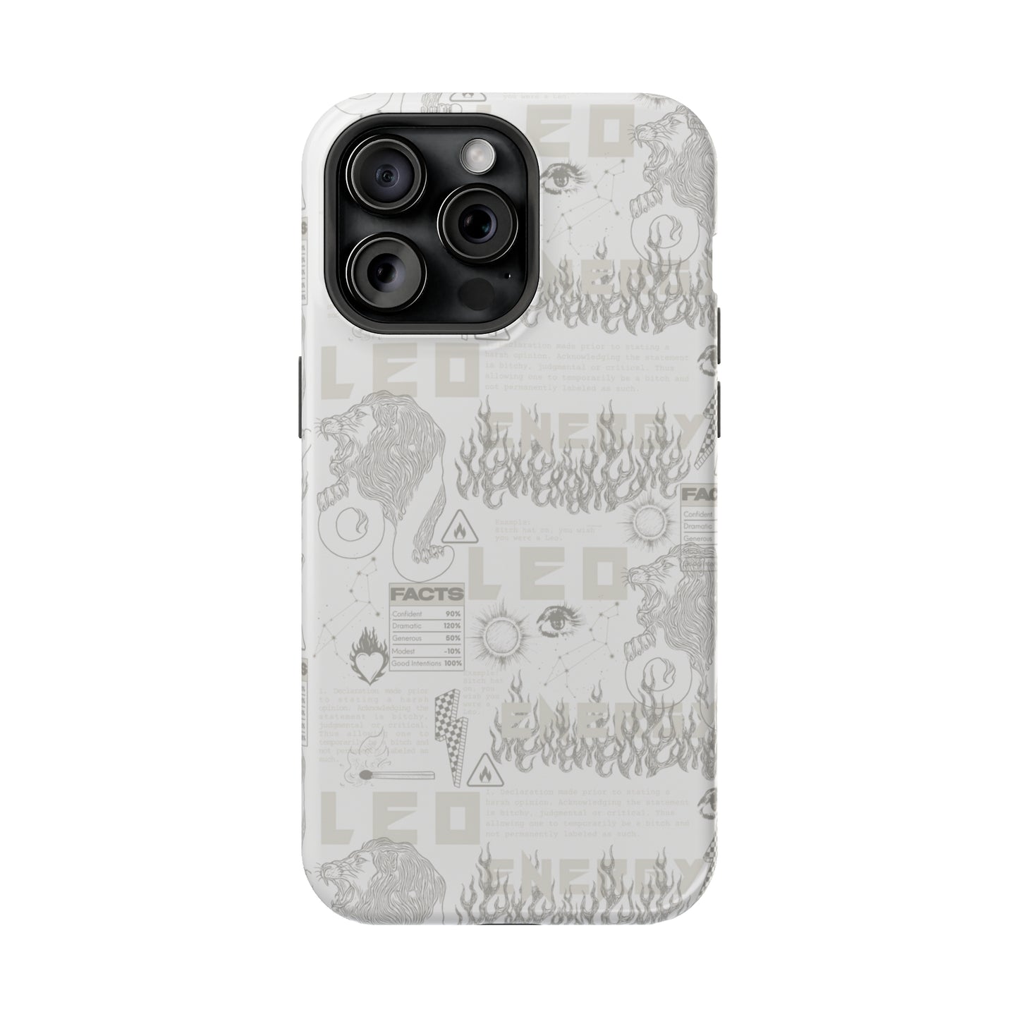 Leo Whiteout Phone Case