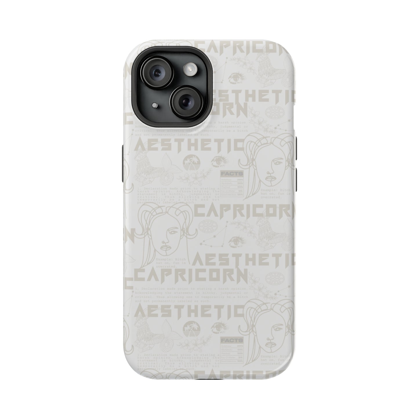 Capricorn Whiteout Phone Case