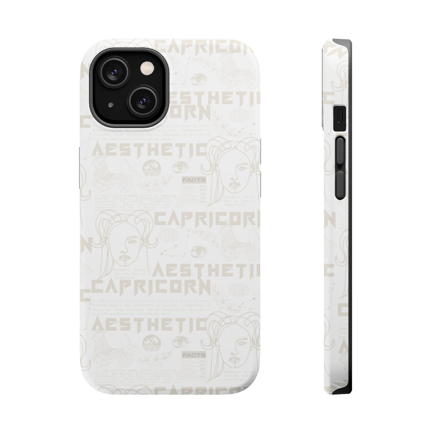 Capricorn Whiteout Phone Case