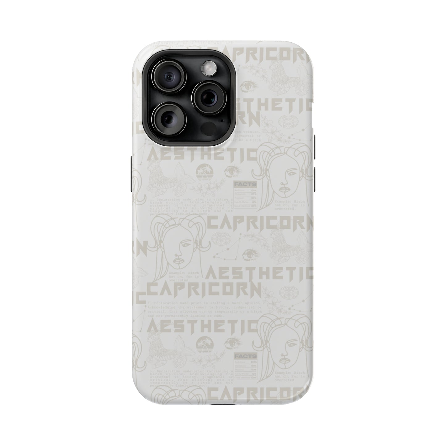 Capricorn Whiteout Phone Case