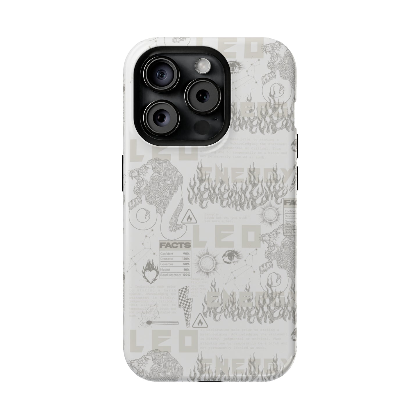 Leo Whiteout Phone Case