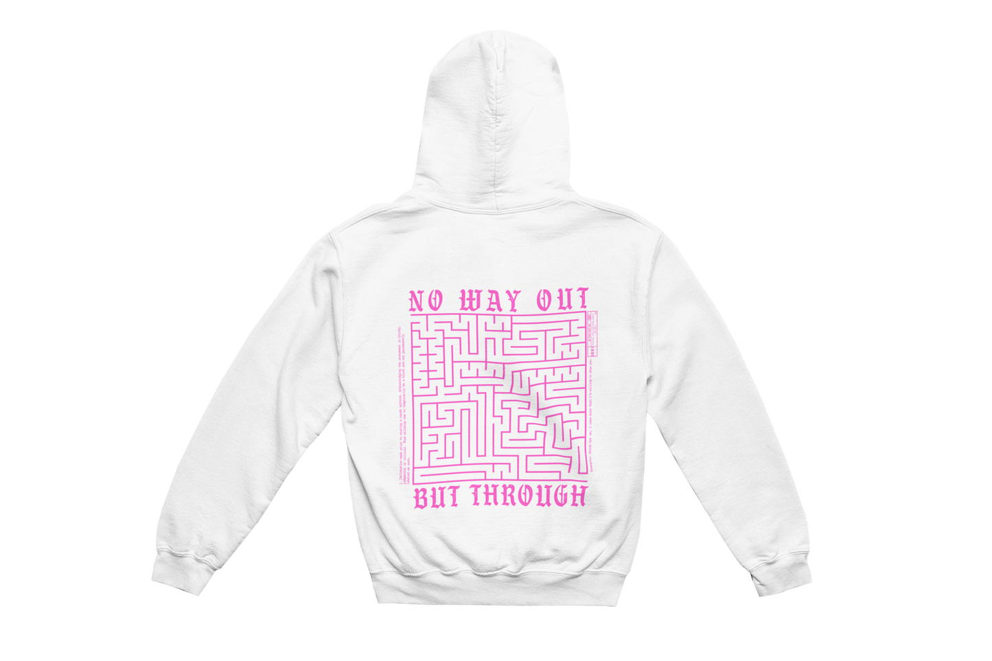 Labyrinth Feelings Pink Hoodie