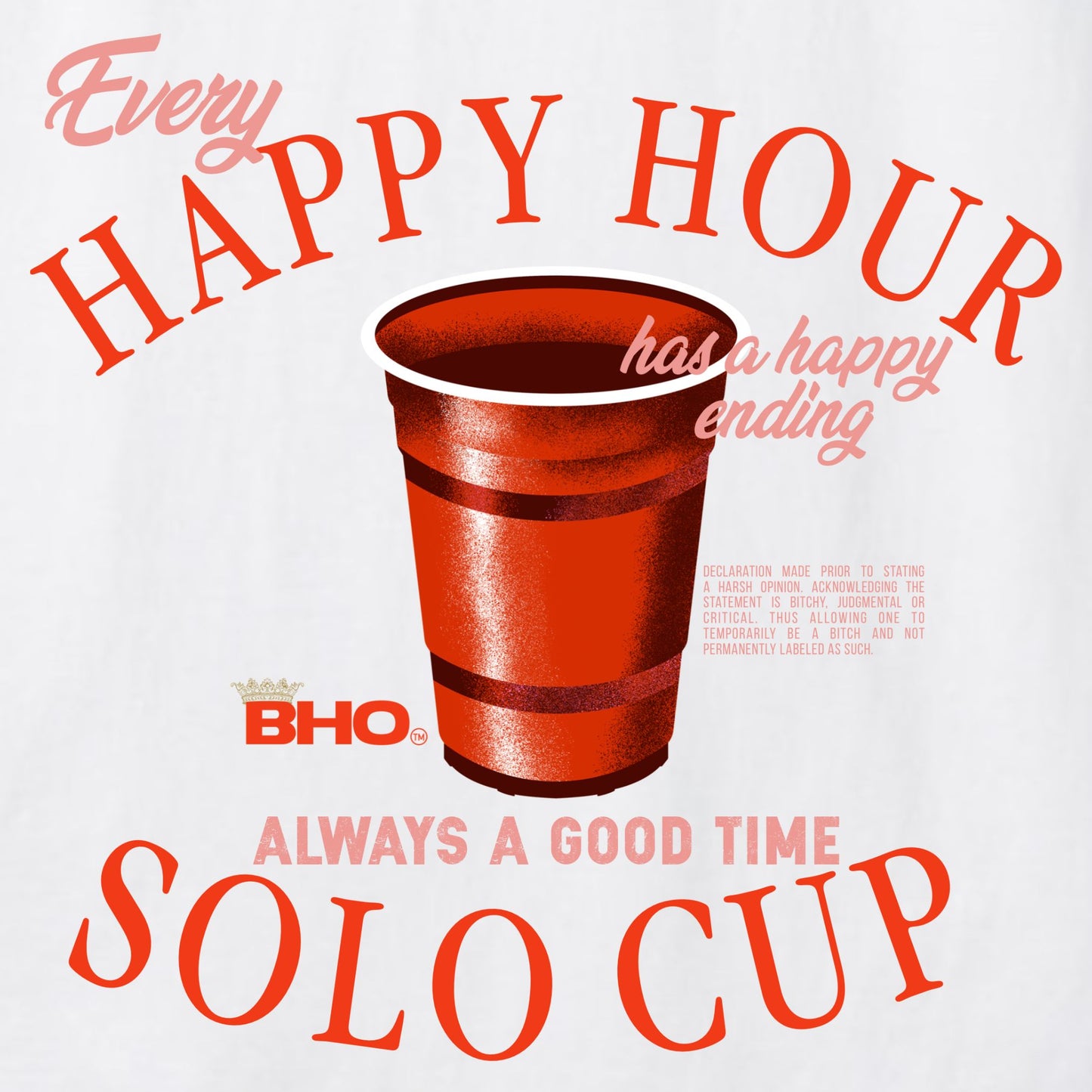 Solo Cup Crop Tee