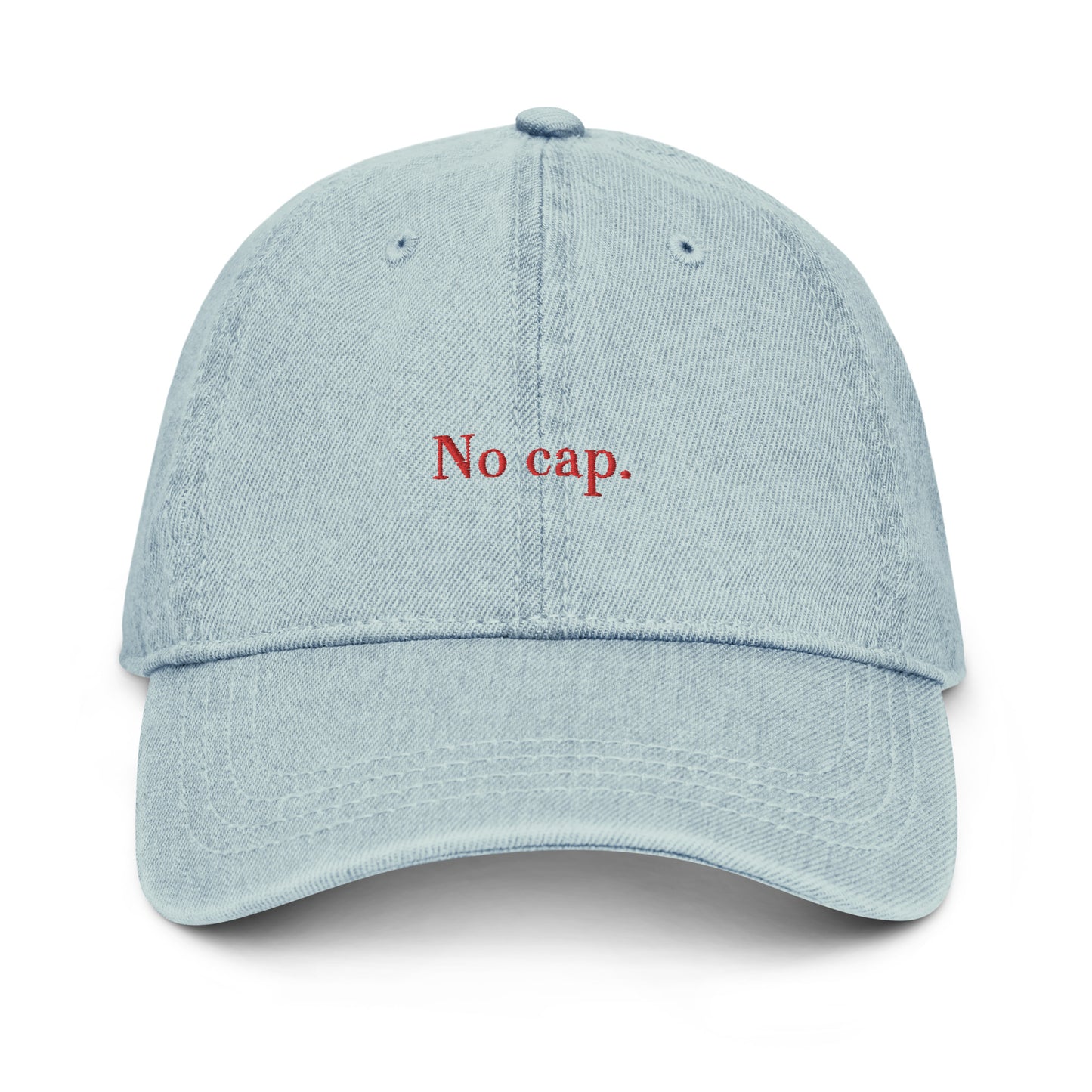 No Cap Denim Hat