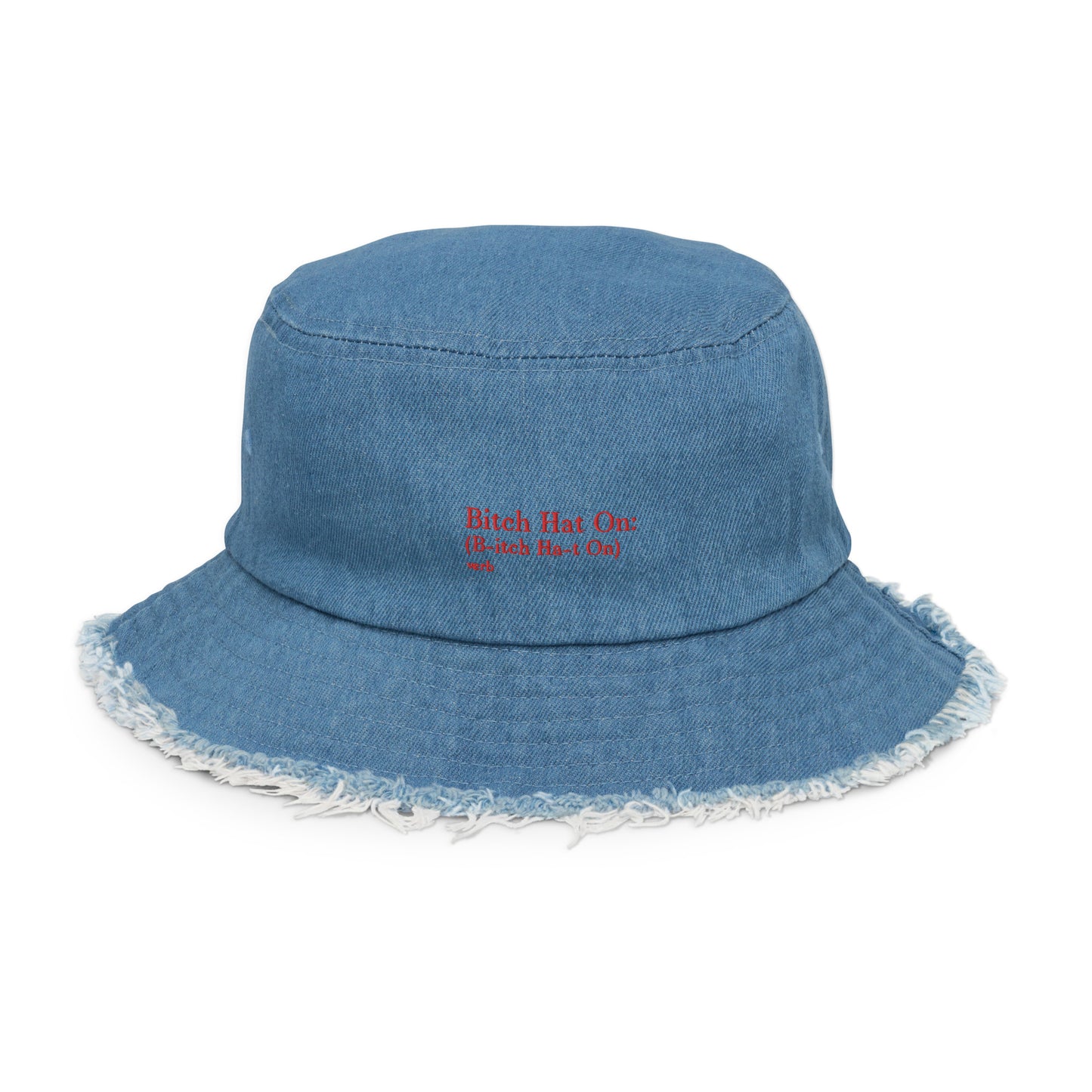 Distressed Original Denim Bucket Hat
