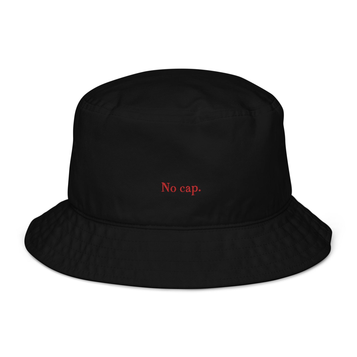 Organic No Cap Bucket Hat