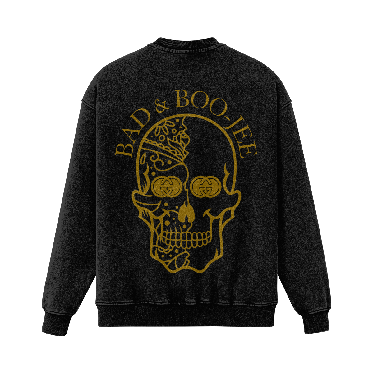 Bad & Boo-Jee Faded Premium Crewneck