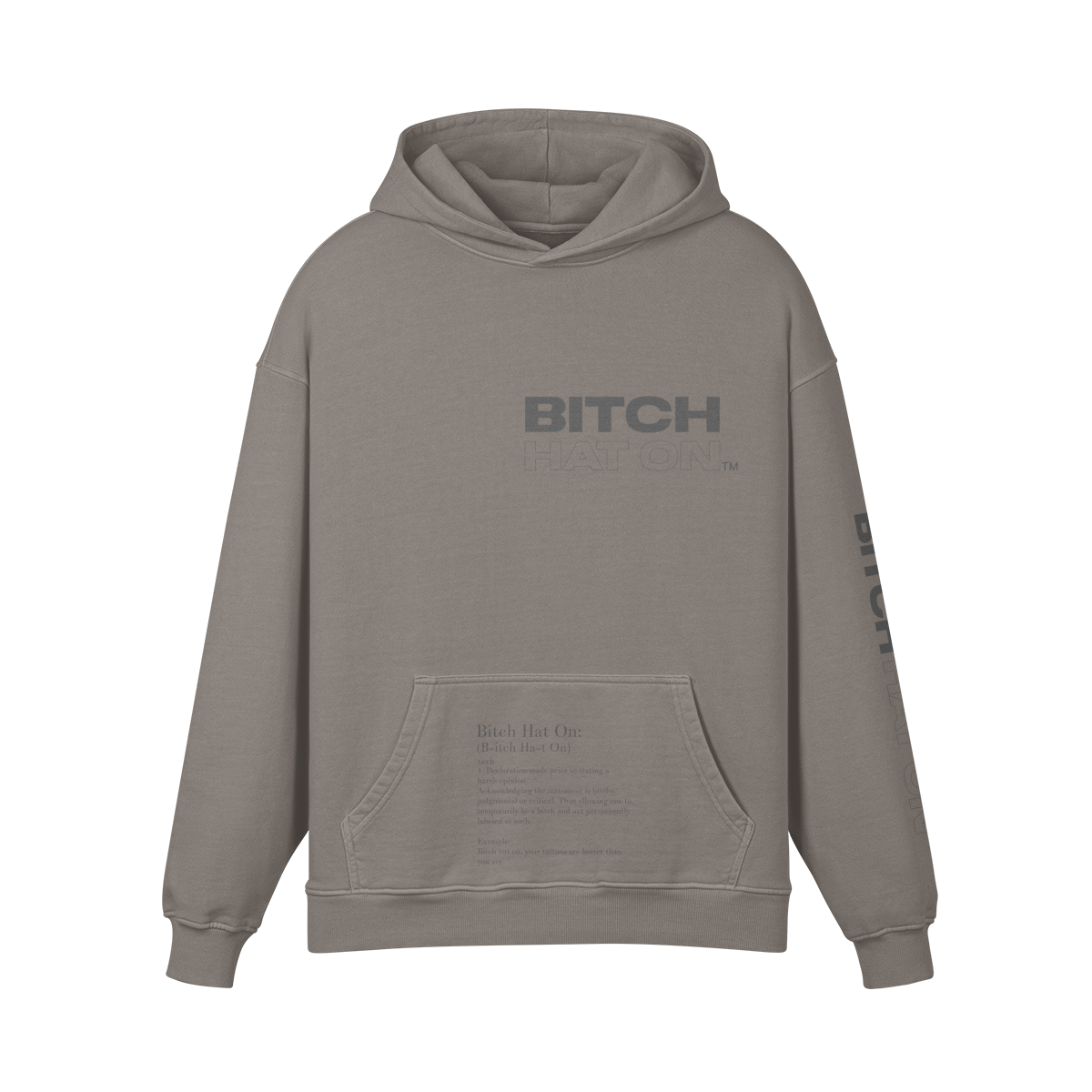Pocket Print Premium Hoodie