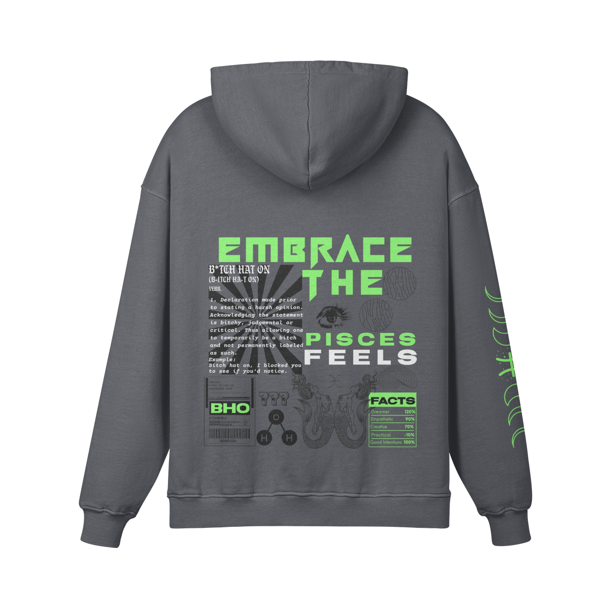 Pisces Lime Premium Hoodie