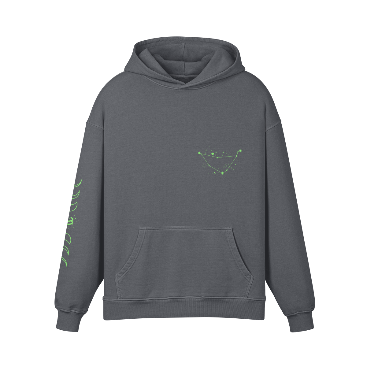 Capricorn Lime Premium Hoodie