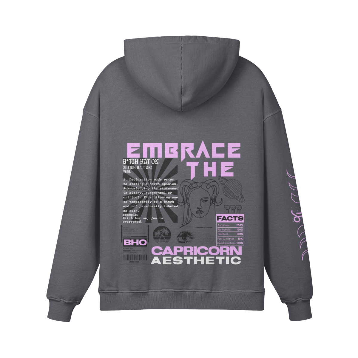 Capricorn Lavender Premium Hoodie