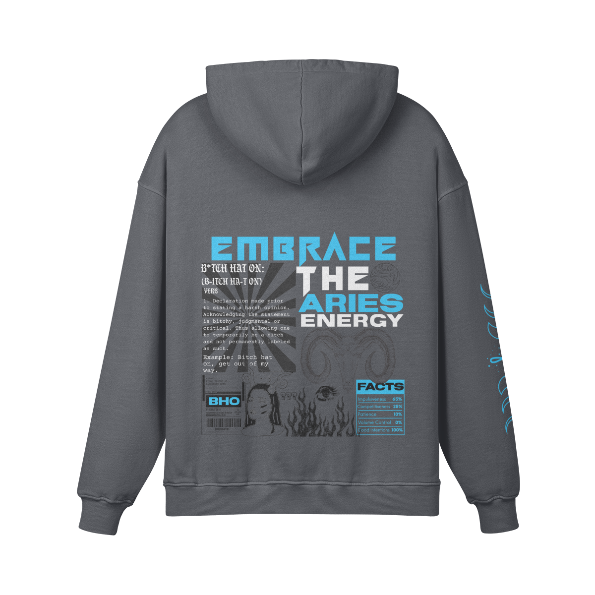 Aries Aqua Premium Hoodie