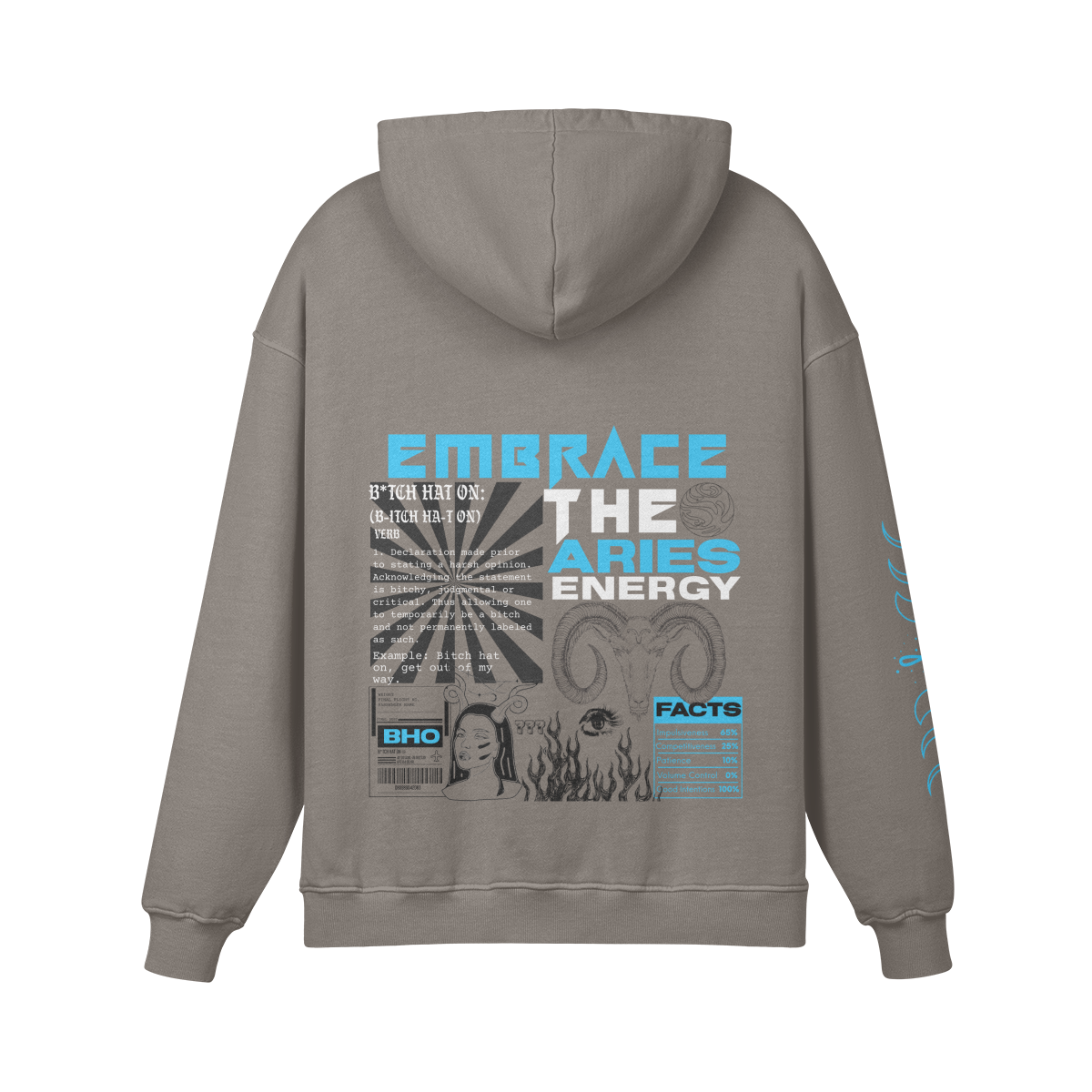 Aries Aqua Premium Hoodie