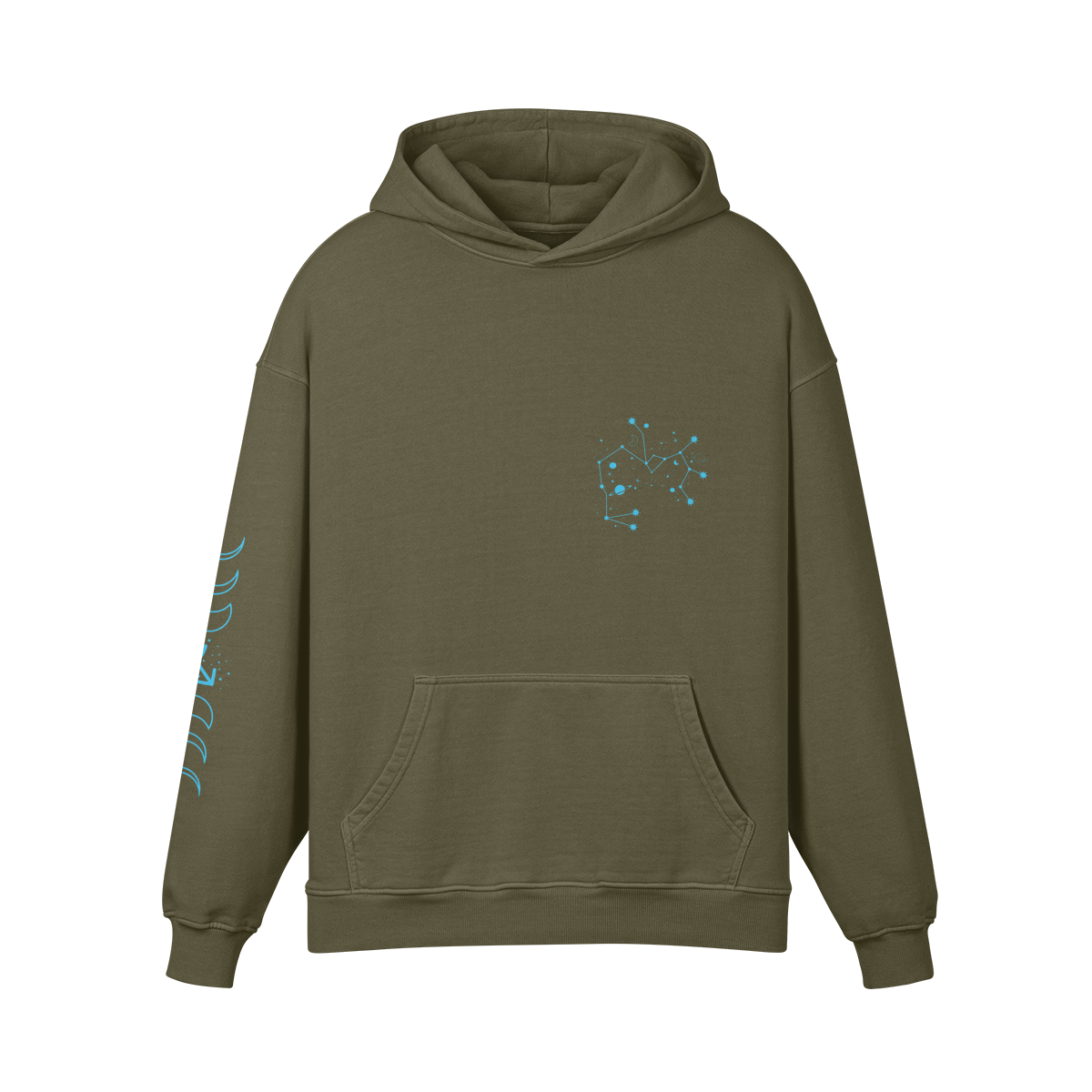 Sagittarius Aqua Premium Hoodie
