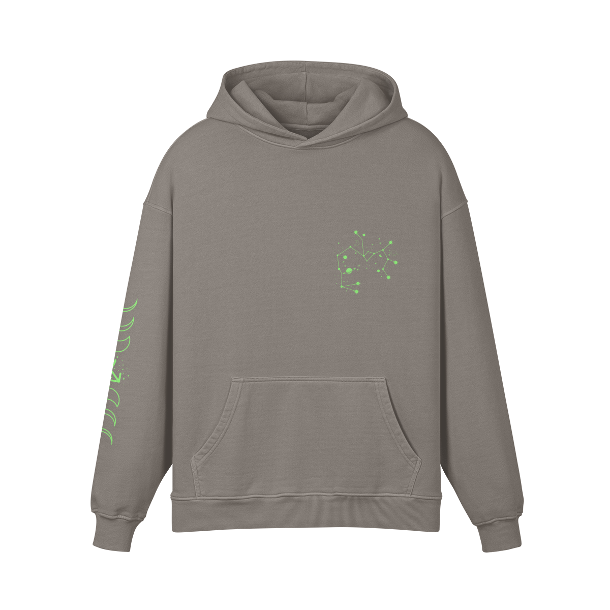 Sagittarius Lime Premium Hoodie