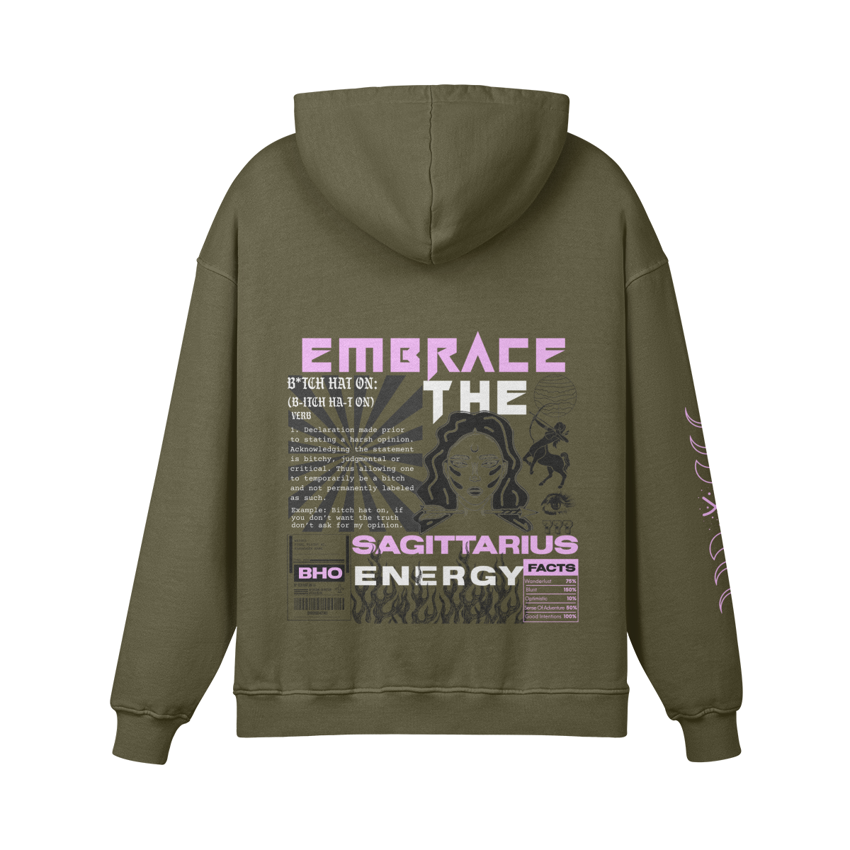 Sagittarius Lavender Premium Hoodie