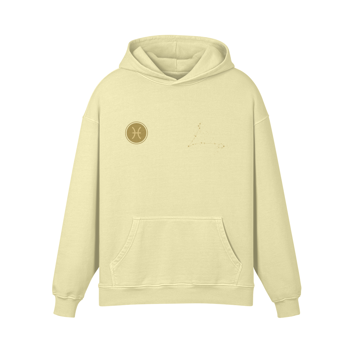 Pisces Golden Premium Hoodie