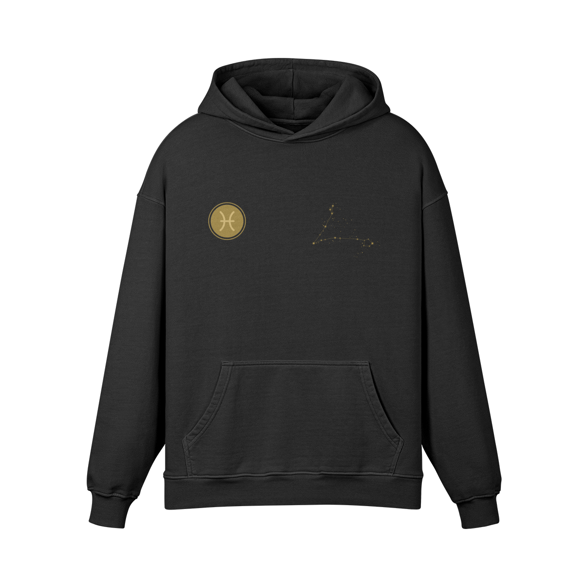 Pisces Golden Premium Hoodie