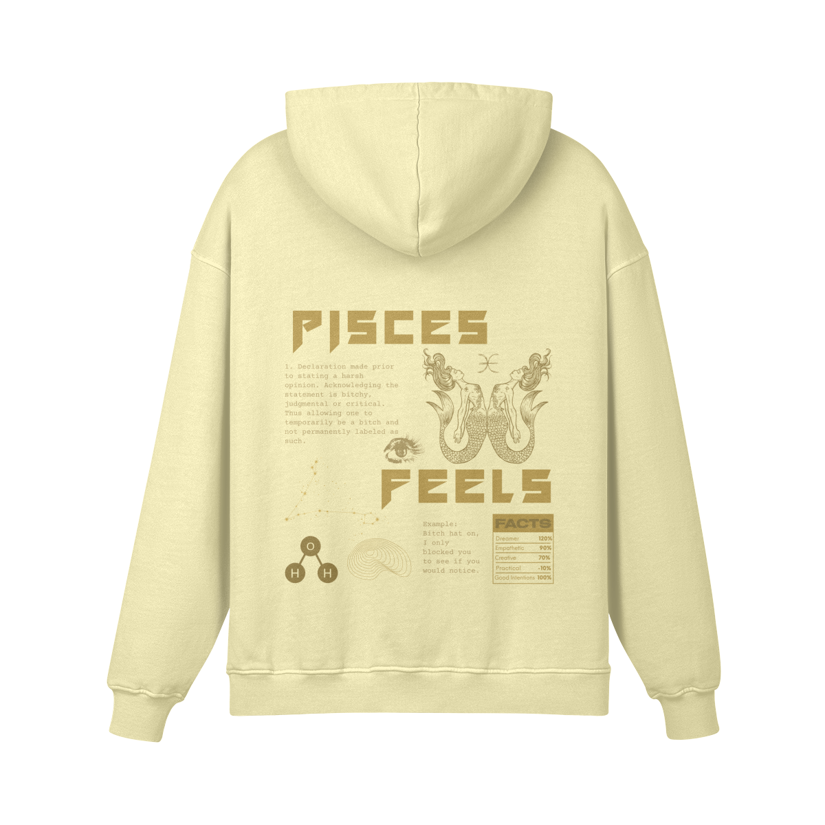 Pisces Golden Premium Hoodie