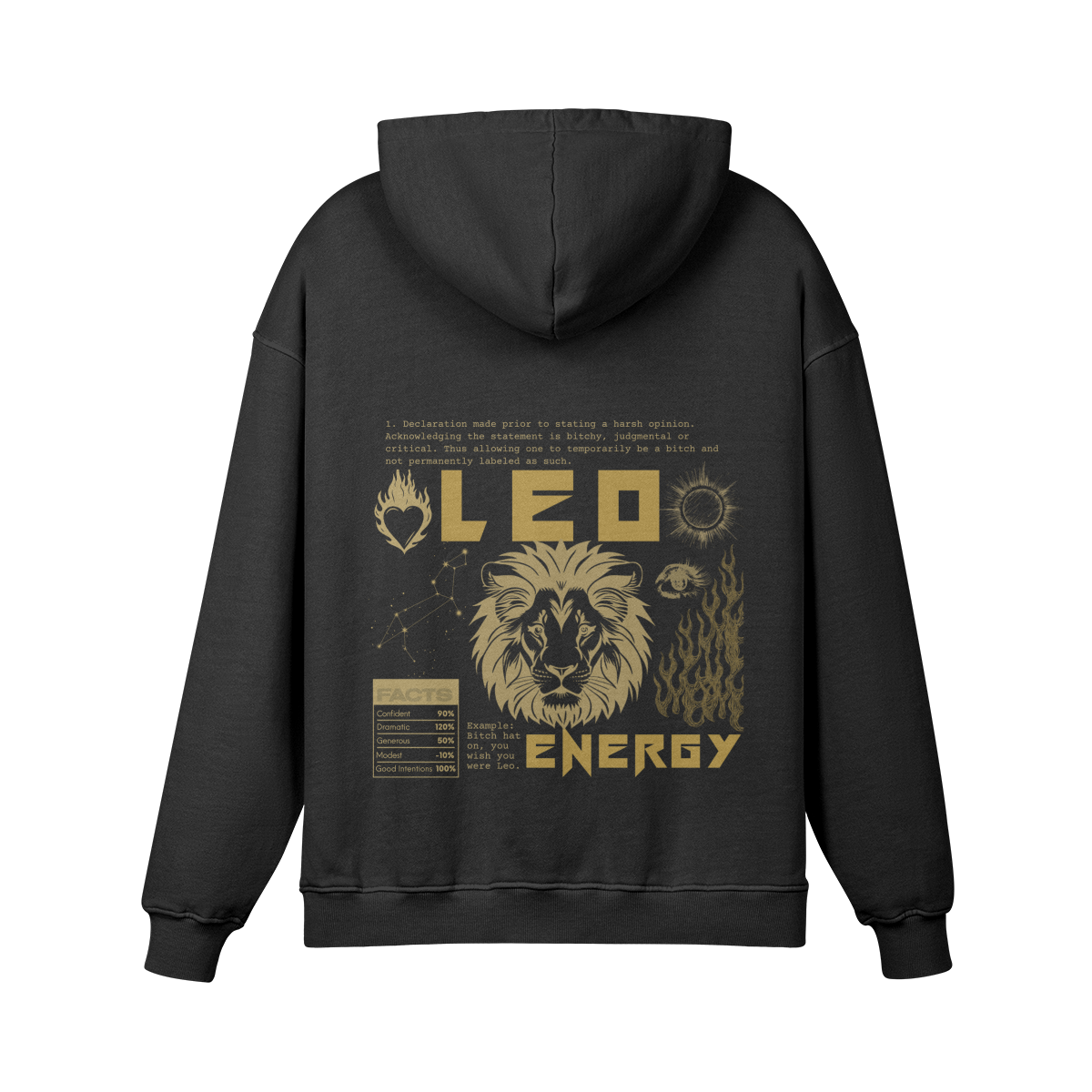 Leo Stay Golden Premium Hoodie