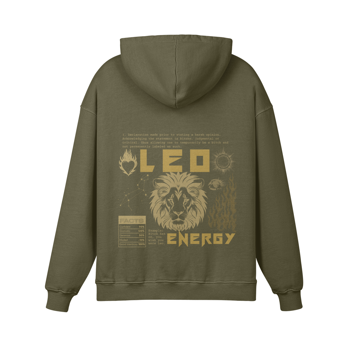 Leo Stay Golden Premium Hoodie