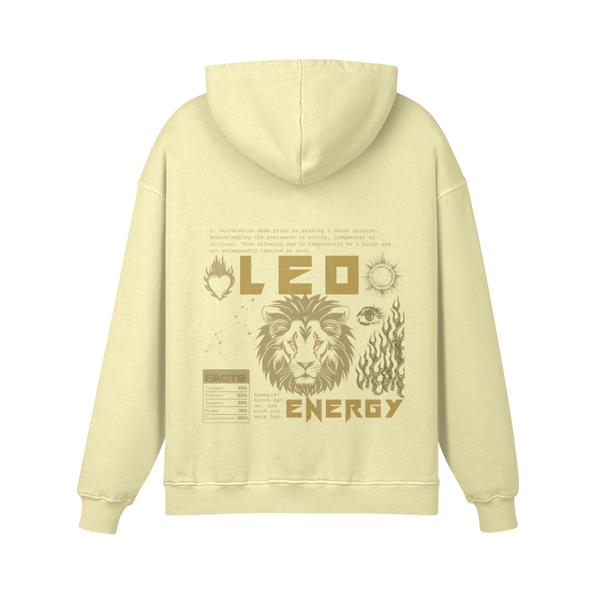 Leo Stay Golden Premium Hoodie