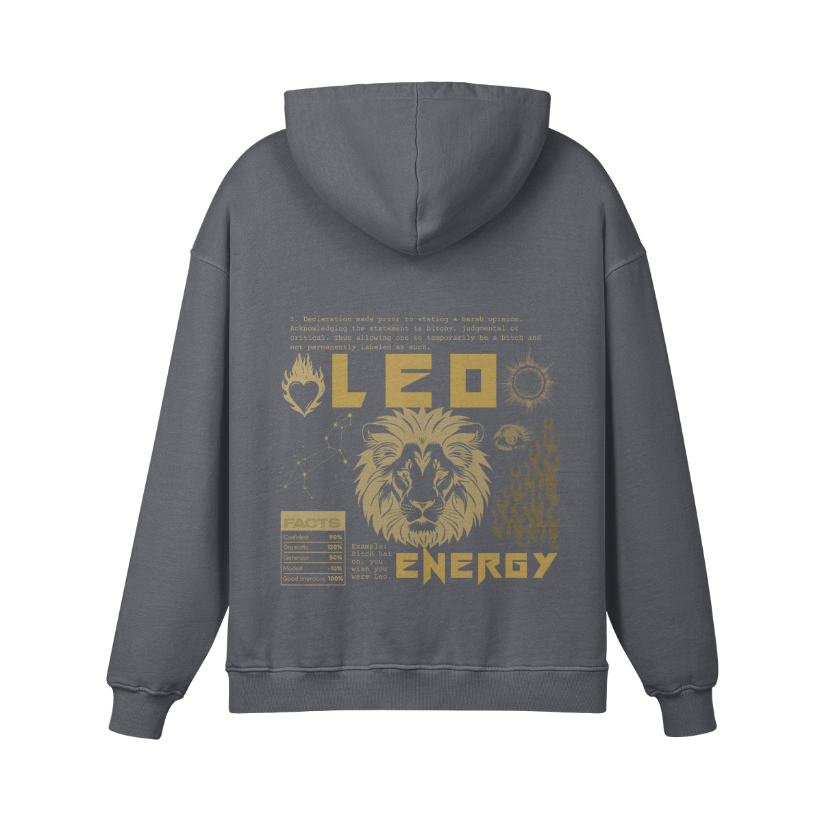 Leo Stay Golden Premium Hoodie