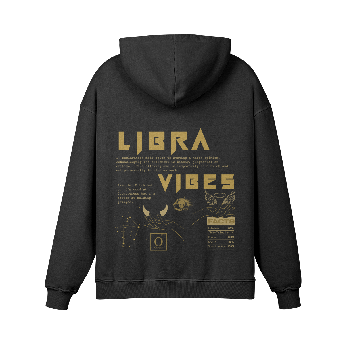 Libra Stay Golden Premium Hoodie