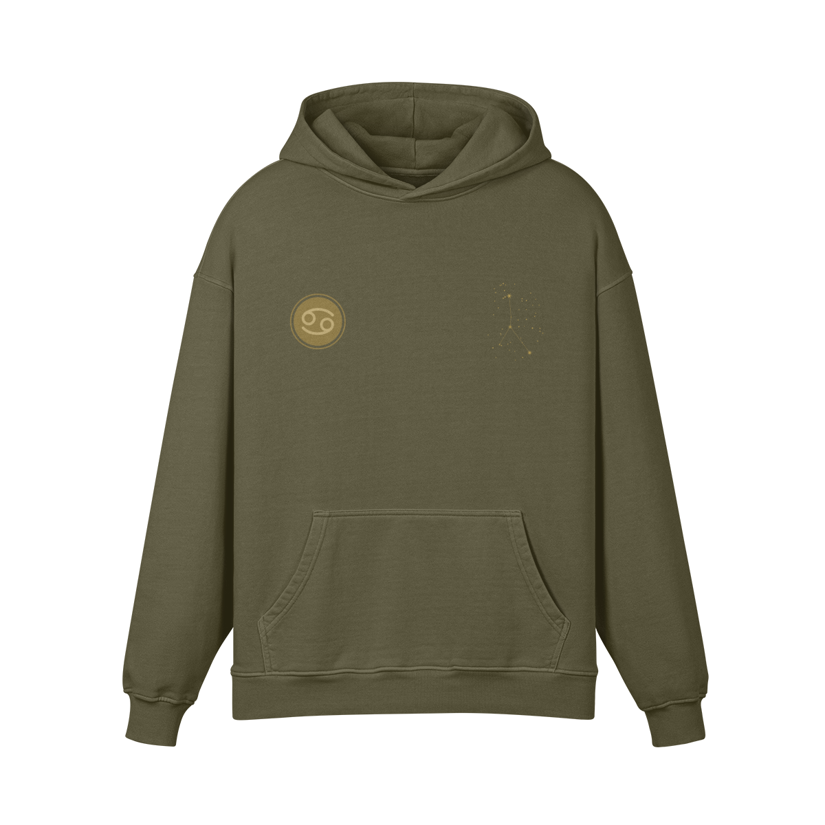 Cancer Golden Premium Hoodie