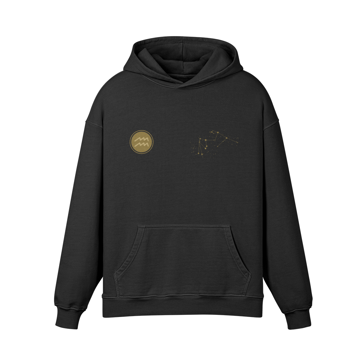 Aquarius Stay Golden Premium Hoodie